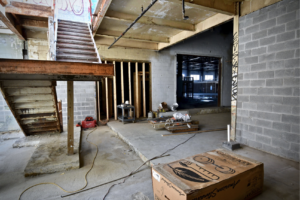 caritas building under revamp construction