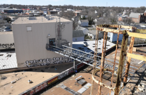 caritas building under revamp construction