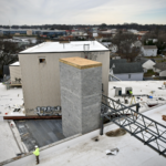 caritas building under revamp construction