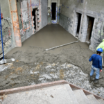 caritas building under revamp construction