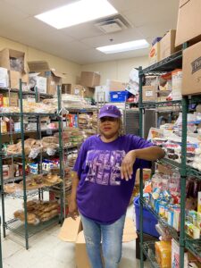 Jackie at CARITAS